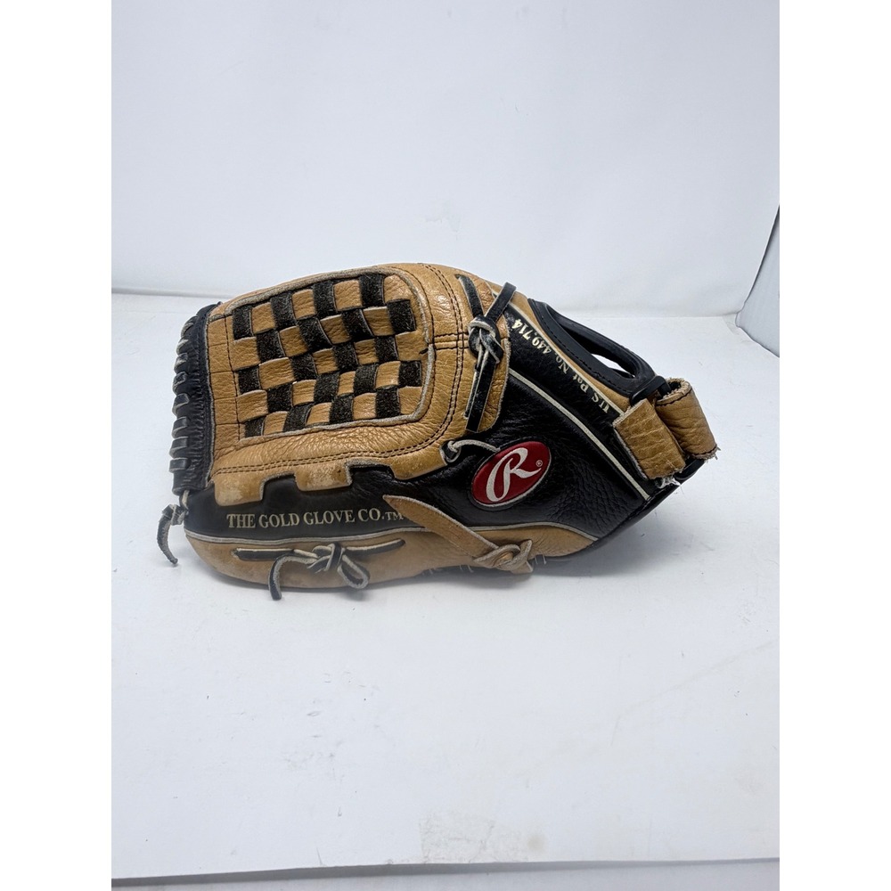 Rawlings Baseball Glove Adult 13 Inch Black Tan RBG10D Player Preferred Leather